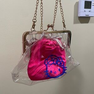 New Clear Hello Kitty Dodgers Stadium Bag